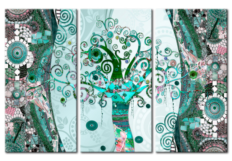Acrylic print Emerald Tree [Glass] 92754 additionalImage 2