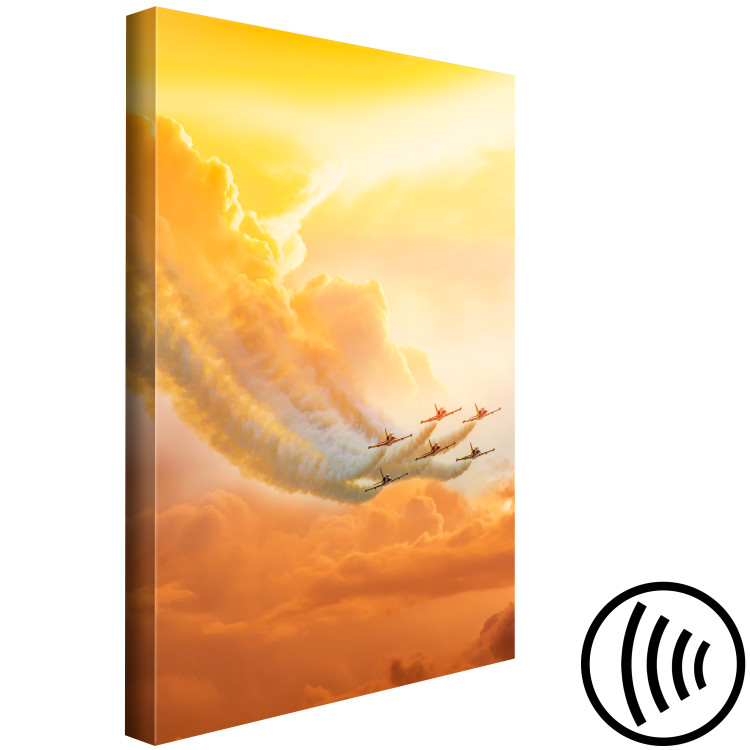 Canvas Airplanes in the Clouds (1 Part) Vertical 114264 additionalImage 6