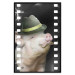 Wall Poster Pig with Mustache - funny cinematic fantasy with a pink mustached pig 116364 additionalThumb 18