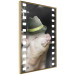 Wall Poster Pig with Mustache - funny cinematic fantasy with a pink mustached pig 116364 additionalThumb 12