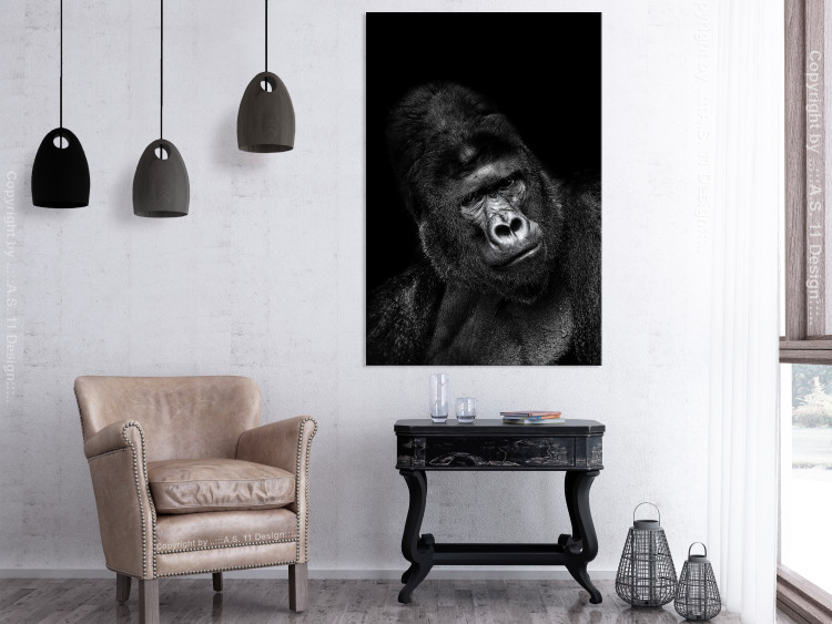 Canvas Print Gorilla (1 Part) Vertical 116464 additionalImage 3