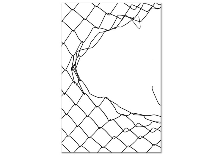 Canvas Print Torn Net (1 Part) Vertical 116764