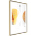 Wall Poster Two Poles - geometric abstraction in yellow-brown shades 117764 additionalThumb 8