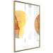 Wall Poster Two Poles - geometric abstraction in yellow-brown shades 117764 additionalThumb 12