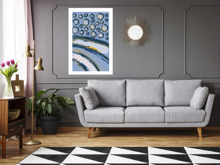 Wall Poster Rhythmic Auroras - abstract winter pattern depicted in an artistic style 122664 additionalImage 9