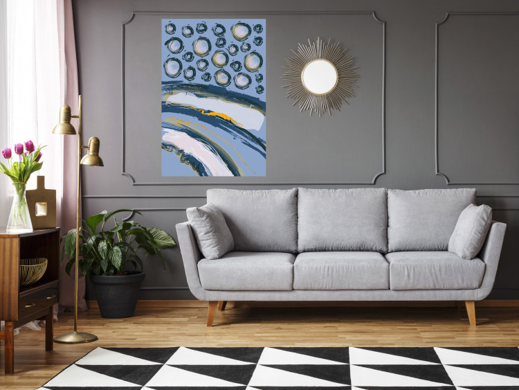 Wall Poster Rhythmic Auroras - abstract winter pattern depicted in an artistic style 122664 additionalImage 23