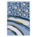Wall Poster Rhythmic Auroras - abstract winter pattern depicted in an artistic style 122664