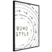Poster Boho Style - black English text with various patterns 123364 additionalThumb 10