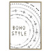 Poster Boho Style - black English text with various patterns 123364 additionalThumb 19