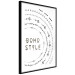 Poster Boho Style - black English text with various patterns 123364 additionalThumb 11