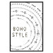 Poster Boho Style - black English text with various patterns 123364 additionalThumb 16