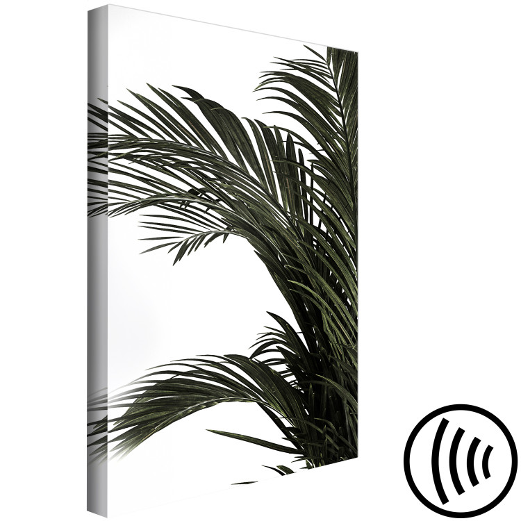 Canvas Home palm tree - minimalistic botanical motif with palm leaves 123664 additionalImage 6
