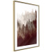 Wall Poster Brown Forest - landscape of forest against trees in fog in sepia motif 123864 additionalThumb 6