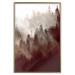 Wall Poster Brown Forest - landscape of forest against trees in fog in sepia motif 123864 additionalThumb 16