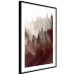 Wall Poster Brown Forest - landscape of forest against trees in fog in sepia motif 123864 additionalThumb 11
