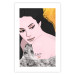 Wall Poster Sensual and Lovingly - portrait of a woman with English tattoo 125264 additionalThumb 19