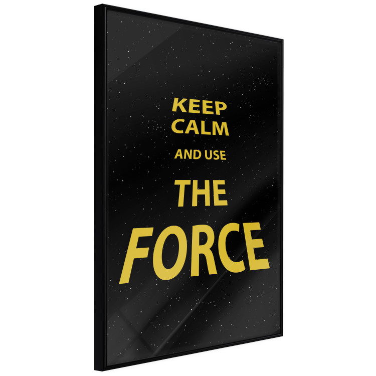 Poster Keep Calm and Ouse the Force - English text on a space background 125364 additionalImage 10