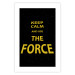 Poster Keep Calm and Ouse the Force - English text on a space background 125364 additionalThumb 19