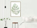 Wall Poster Green Sketch - monstera leaf on a gently blurred white texture 126864 additionalThumb 5