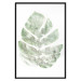 Wall Poster Green Sketch - monstera leaf on a gently blurred white texture 126864 additionalThumb 16
