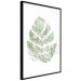 Wall Poster Green Sketch - monstera leaf on a gently blurred white texture 126864 additionalThumb 6