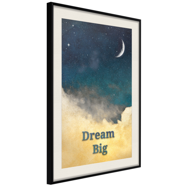 Poster At Dusk - English inscriptions on a background of night sky with stars 127064 additionalImage 4