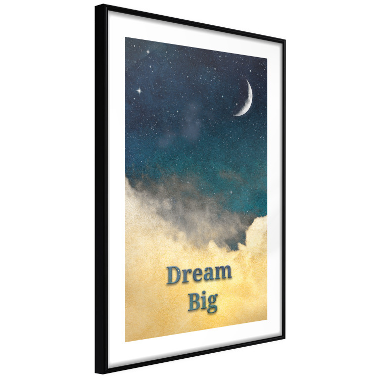 Poster At Dusk - English inscriptions on a background of night sky with stars 127064 additionalImage 3