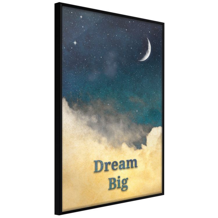 Poster At Dusk - English inscriptions on a background of night sky with stars 127064 additionalImage 12