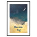 Poster At Dusk - English inscriptions on a background of night sky with stars 127064 additionalThumb 17
