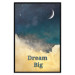 Poster At Dusk - English inscriptions on a background of night sky with stars 127064 additionalThumb 18