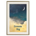 Poster At Dusk - English inscriptions on a background of night sky with stars 127064 additionalThumb 20
