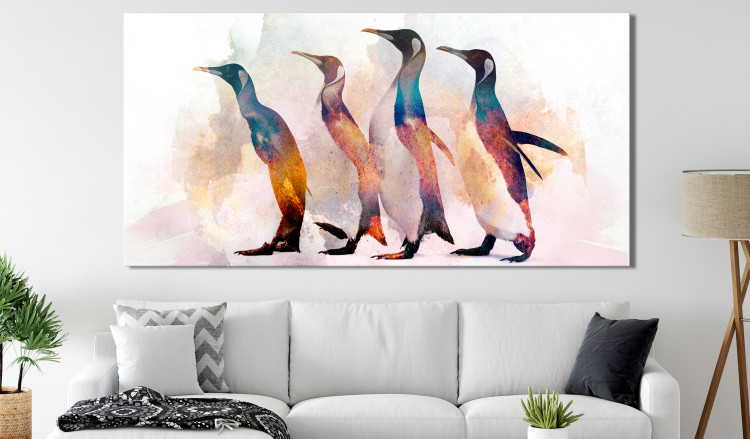 Large canvas print Penguin Wandering II [Large Format] 127564 additionalImage 6
