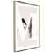 Poster Letter M - white alphabet letter on light pink abstract background 127864 additionalThumb 9