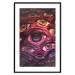 Wall Poster Psychedelic Gaze - abstract colorful waves on background of eyes 127964 additionalThumb 15