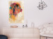 Poster Watercolor Lion - colorful abstract composition with wild animal 128864 additionalThumb 4