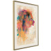 Poster Watercolor Lion - colorful abstract composition with wild animal 128864 additionalThumb 3