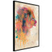 Poster Watercolor Lion - colorful abstract composition with wild animal 128864 additionalThumb 11