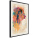 Poster Watercolor Lion - colorful abstract composition with wild animal 128864 additionalThumb 2