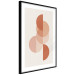 Poster Circular Structure - abstract orange geometric figures 129764 additionalThumb 8