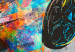 Canvas Art Print Aerodynamics (3-piece) - abstract car on a black background 129864 additionalThumb 4