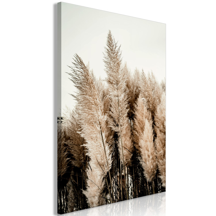 Canvas Print Dreamy Feather (1-piece) Vertical - autumn landscape of forest nature 130464 additionalImage 2
