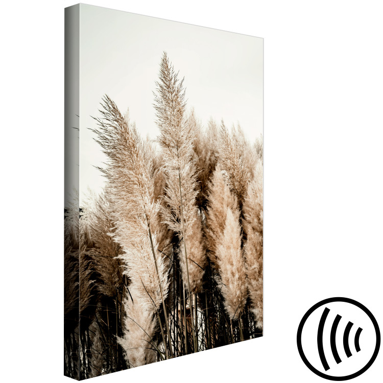 Canvas Print Dreamy Feather (1-piece) Vertical - autumn landscape of forest nature 130464 additionalImage 6