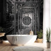 Wall Mural Narrow street - black and white fantasy with street architecture and 3D effect 134664 additionalThumb 8