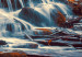 Large canvas print Awesome Waterfall - Orange II [Large Format] 136364 additionalThumb 6