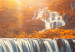 Large canvas print Awesome Waterfall - Orange II [Large Format] 136364 additionalThumb 5