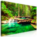 Large canvas print Emerald Waterfall II [Large Format]  137664 additionalThumb 3