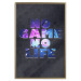 Wall Poster No Game, No Life - colorful English text on a dark background 138064 additionalThumb 9