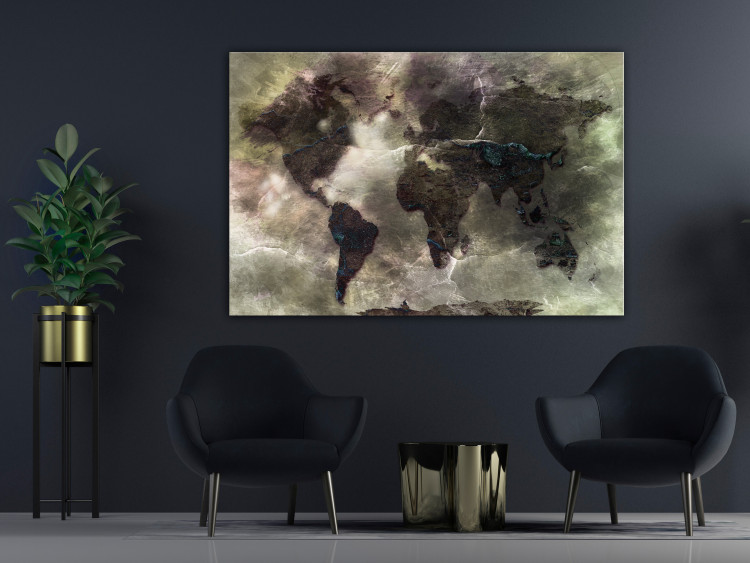 Canvas Print Symphony of Earth (1-piece) Wide - third variant - abstraction 138264 additionalImage 3