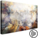 Canvas Tangle of Soft Colors (1-piece) Wide - watercolor abstraction 138364 additionalThumb 6
