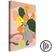 Canvas Flowers in Vase (1-piece) Vertical - bouquet and exotic fruits 142864 additionalThumb 6